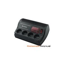 Стабилизатор напряжения Kromax Endever 1000VA-HOME, 1000VA 600Вт, 4 розетки, Uвх=150-300В