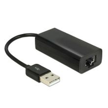 Сетевая карта USB - RJ45 10 100 Мбит с, 0.1 м, черный, ORIENT U2L-100N