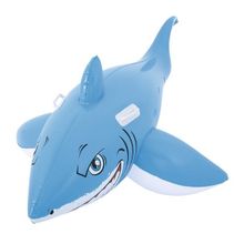 Надувная игрушка-наездник Bestway 41032 "большая белая акула" с ручками (1122243)