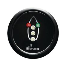 Wema Контрольная панель ходовых огней чёрная Wema IONR-BB 52 мм 12 24 В