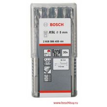 Bosch Набор 30 буров Bosch SDS-plus-7 X5L 5х50х110 мм (2608586455 , 2.608.586.455)