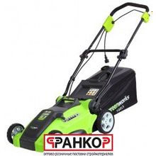 Газонокосилка электрическая Greenworks GLM1240, 1200W,40см.