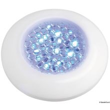 Osculati Watertight white ceiling light, blue LED light, 13.179.11