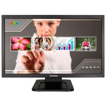 viewsonic (Монитор lcd (vs14833) 21,5 (16:9) 1920х1080 tn, nonglare, touch, 200cd m2, h170° v160°, 20М:1, 5ms, vga, dvi, usb-hub, tilt, 3y, black) td2220-2