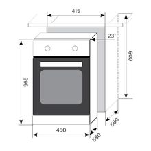 LEX Духовой шкаф Lex EDM 4570 WH