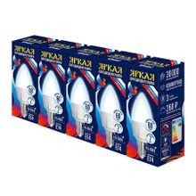 Uniel Лампа светодиодная Uniel E14 7W 4000K матовая LED-C37 7W NW E14 FR PLP01WH Набор из 5штук UL-00008088 ID - 235781