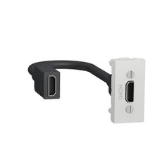 Schneider Electric Розетка компьютерная HDMI Schneider Electric Unica New Modular NU343018 ID - 227448