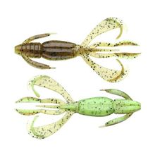 Приманка силиконовая Crazy Flapper 2.8", #401 Green Pumpkin PP. Chart. Keitech