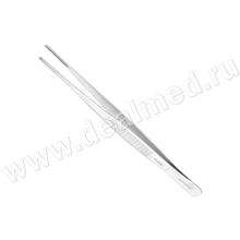 Пинцет атравматический прямой 200х2,8 мм, Medicor, Венгрия
