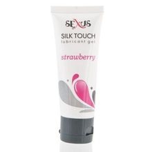 Sexus Увлажняющая гель-смазка с ароматом клубники Silk Touch Strawberry - 50 мл.
