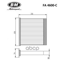 Фильтр Салонный Угольный BM-Motorsport арт. FA4600C