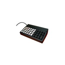 Программируемая клавиатура Posiflex KB-4000B-M2, черная, 40 клавиш, считыватель магнитных карт 1,2 или 2,3 дорожки.