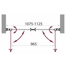 Душевая дверь в нишу BELBAGNO SELA-B-2 SELA-B-2-110-C-Cr