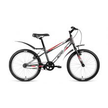 20" ALTAIR MTB HT 1.0 2018 (1ск, сталь, жестк, Vbr)(рама 10,5", серый матовый)