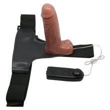 Страпон на трусиках с вибрацией Ultra Passionate Harness - 16 см. (241394)