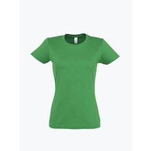 Футболка женская 190, ярко-зеленый - L