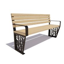 Скамейка садовая «РОЩА»  (3,0 м)