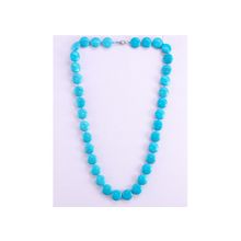 Бусики-Колечки Бусы прес.Бирюза "Рондо" арт.ПБР-11(15)-60-3