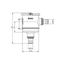 Vetus Фильтр забортной воды Vetus CWS13519 255 x 241,5 x 135 мм 19,1 мм 51 л мин