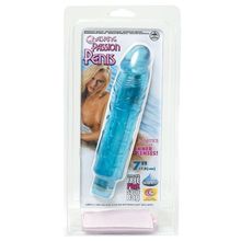 NMC Голубой вибромассажёр GRASPING PASSION PENIS 7 BLUE - 17,8 см.