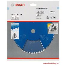 Bosch Пильный диск Expert for Aluminium 210x30x2.6 1.8x54T по алюминию (2608644109 , 2.608.644.109)