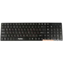 Клавиатура Perfeo Slim PF-718-SL-B тонкие клавиши, USB, чёрная