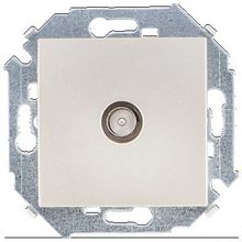 Розетка TV 15, одиночная, шампань |  код. 1591475-034 |  Simon