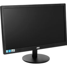 19.5"  ЖК монитор AOC e2070Swn   Black   (LCD,  Wide, 1600x900, D-Sub)