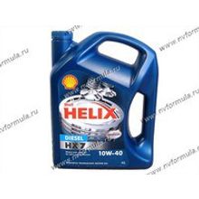 Масло SHELL 10W40 HELIX DIESEL HX7 CF 4л п с