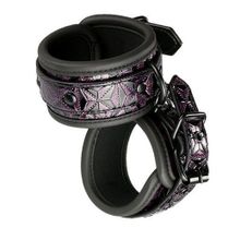 Dream Toys Фиолетово-чёрные наручники BLAZE HANDCUFF PURPLE