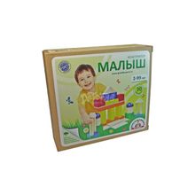 Краснокамская игрушка Конструктор Малыш (30 деталей), артикул HCK-04 (унисекс)