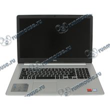 Ноутбук Dell "Inspiron 5770" 5770-5488 (Core i5 8250U-1.60ГГц, 8ГБ, 128+1000ГБ, DVDRW, LAN, WiFi, WebCam, 17.3" 1920x1080, Linux), серебр. [142175]