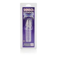 California Exotic Novelties Насадка-удлинитель на пенис Senso Extension - 14 см. (прозрачный)