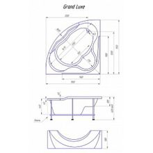 Акриловая ванна 1MarKa Grand Luxe