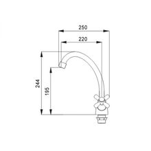 Raiber Смеситель для кухни Classic R2002