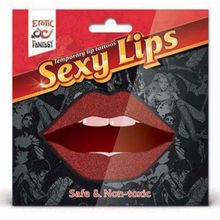 Erotic Fantasy Lip Tattoo Красный блеск