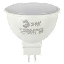 ЭРА Лампа светодиодная ЭРА GU5.3 5W 2700K матовая ECO LED MR16-5W-827-GU5.3 Б0020622 ID - 234872