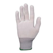 Бесшовные трикотажные перчатки из нейлона, черный, 1 пара, S, JS011nb, JetaSafety