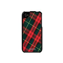 Odoyo чехол для iPhone 4 4s Tartan Edinburgh красный зеленый