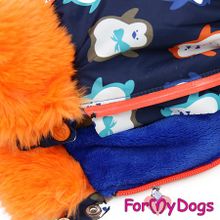 Зимний комбинезон для таксы из нейлона ForMyDogs Пингвин девочка FW319-2015 F