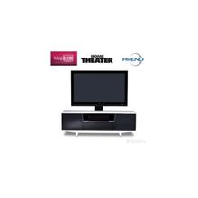 BDI Marina 8729-2 Gloss White Arena TV Mount 9970 Black