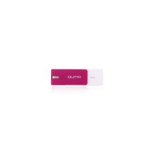 флешка 16Gb Qumo Click Violet, flash usb, фиолетовая