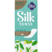 Ola! Silk Sense Daily Deo Зеленый Чай 20 прокладок в пачке