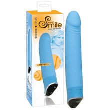 Orion Голубой вибратор Smile Happy - 22 см.