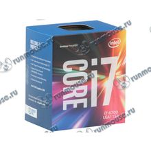 Процессор Intel "Core i7-6700" (3.40ГГц, 4x256КБ+8МБ, EM64T, GPU) Socket1151 (Box) (ret) [133940]