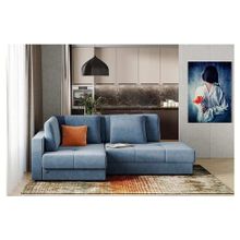 Сильва Диван угловой Манхэттен модель 003 1пф-2т   Галакси лайт 22