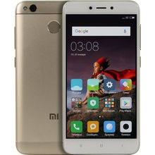 Смартфон Xiaomi Redmi 4X 3 32Gb Gold (1.4GHz, 3GbRAM, 5" 1280x720 IPS, 4G+WiFi+BT+GPS,  32Gb+microSD,  13Mpx,  Andr)