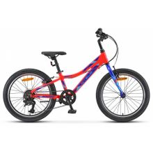 Детский велосипед STELS Pilot 250 Gent 20 V020 неоновый-красный 10" рама