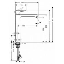 Смеситель Hansgrohe Metris 31082000 для раковины