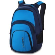 Яркий голубой с синим большой повседневный стильный мужской молодежный рюкзак для города Dakine Campus 33L Blues